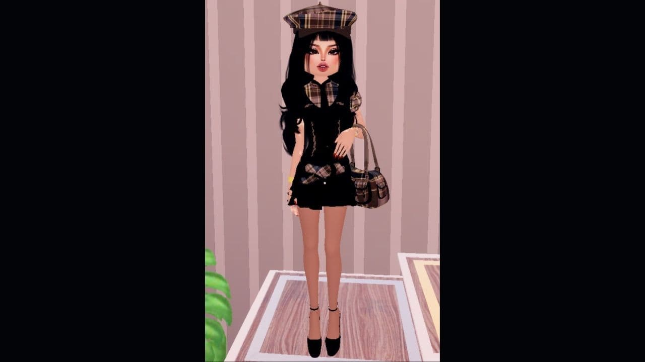 Noir Ballerina - Dark Coquette DTI outfit