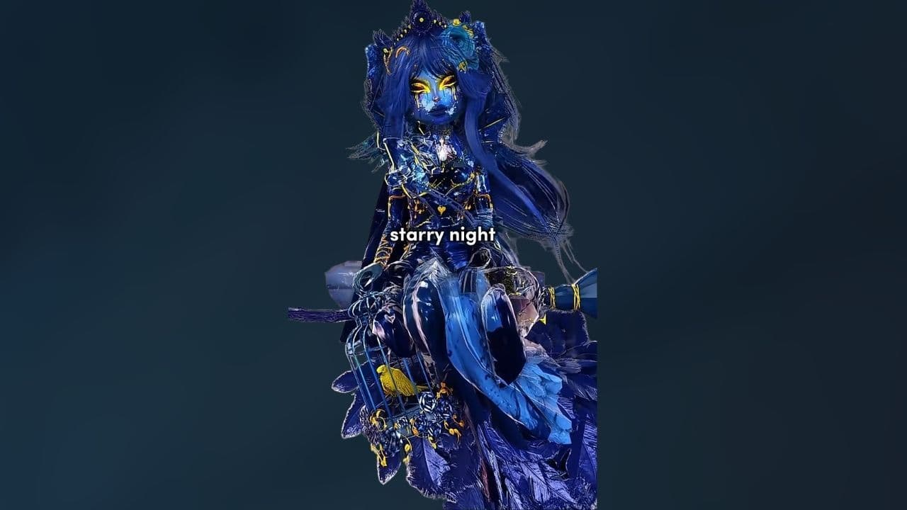 Starry Night - Famous Paintings DTI outfit