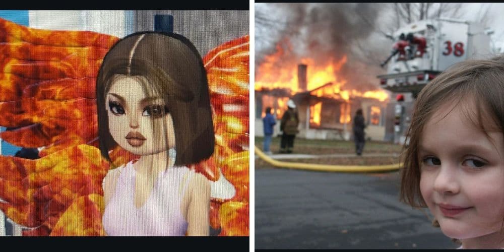 Disaster Girl - Meme DTI outfit idea