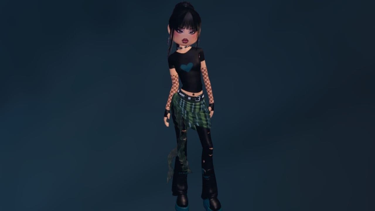 Glam Rock Star - Rock and Roll DTI outfit idea