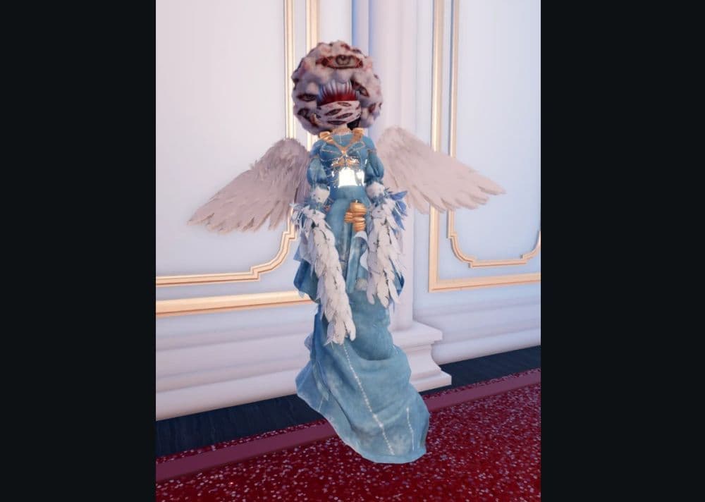 Magritte Bowler - Surrealism DTI outfit idea